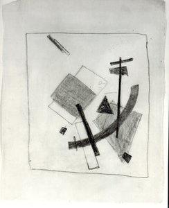 Suprematistická kompozice, kolem 1915-16